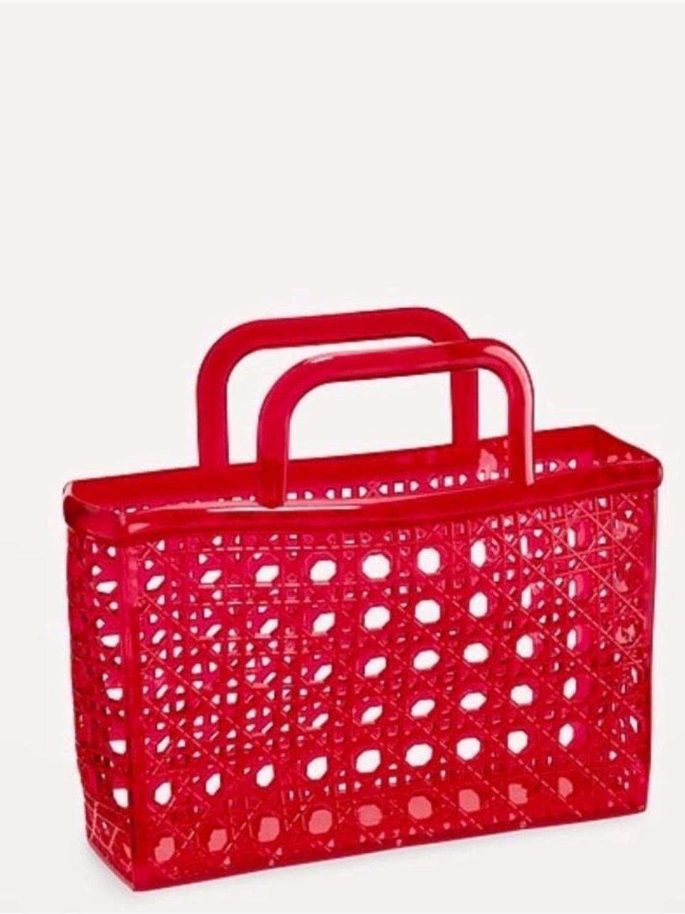 Old Navy Jelly Mini Tote red